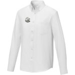 Pollux 130 g/m2 long sleeve men's shirt - Image 3