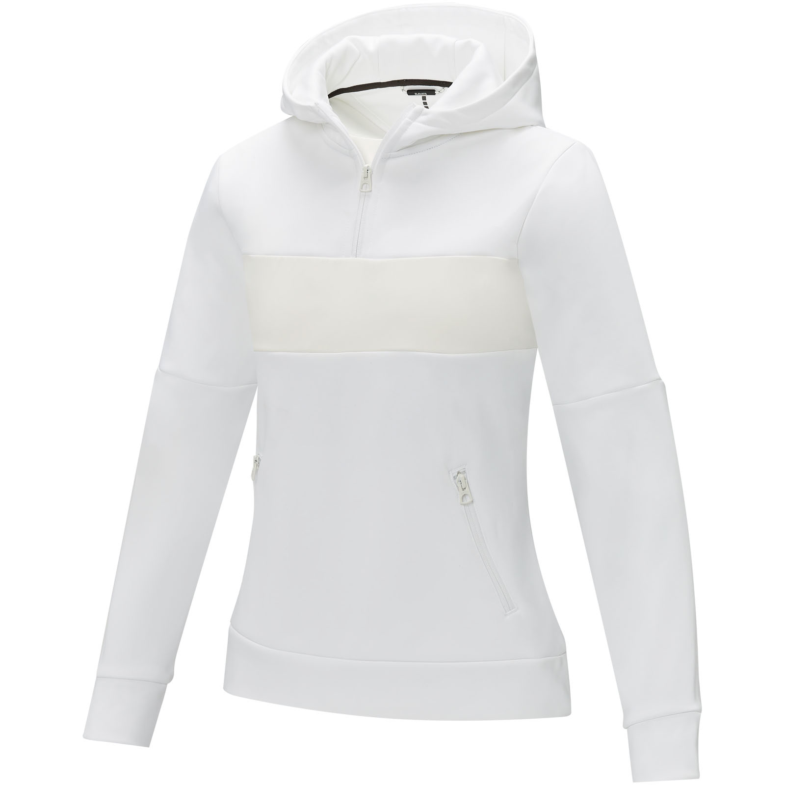 3947301 Sayan women's half zip anorak hooded sweater - Image 1