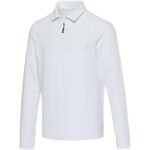 Apollo 245 g/m² long sleeve unisex half zip polo