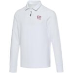 Apollo 245 g/m² long sleeve unisex half zip polo - Image 2