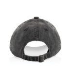 BEAU AWARE™ Washed 6 panel 270gsm cotton twill cap - Image 5