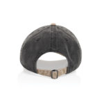 BEAU AWARE™ Washed 6 panel 270gsm cotton twill two tone cap - Image 5