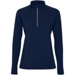 Estambul 200 g/m² long sleeve women's half zip sweatshirt