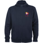 Montblanc 280 g/m² unisex full zip hoodie - Image 2