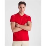 Samoyedo 155 g/m² short sleeve men's v-neck t-shirt - Image 4