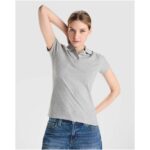 Prince 210 g/m² organic cotton short sleeve women's polo - Image 5