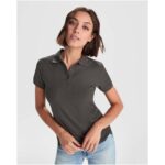 Pegaso Premium 220 g/m² short sleeve women's polo - Image 6