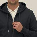 Astor - The unisex zip-through hoodie in cotton-TENCEL™ Modal
