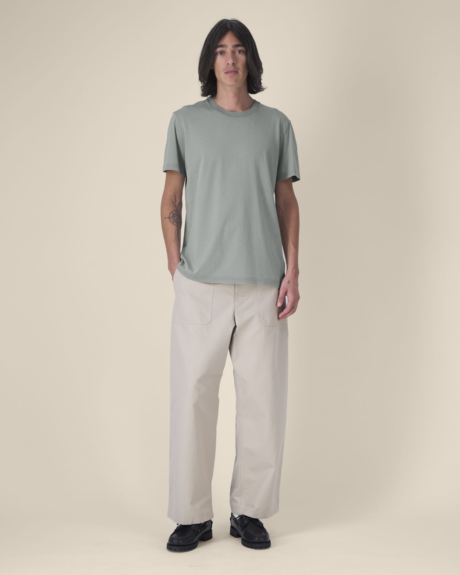 SFM0_STTU976_C157 Crafter Vintage - The Unisex Garment Dyed Mid-Light T-Shirt - Image 1